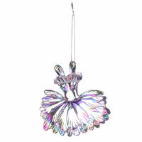 Iridescent Tutu Tree Decoration 9.5cm