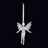 Silver Flying Fairy Tree Decoration 12cm