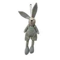 Floppy Bunny Blue 25cm