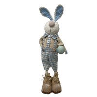 Boy Standing Bunny Blue 45cm