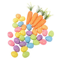 Mini Foam Easter Eggs/Carrots 36pk
