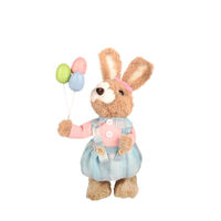 Fur Bunny Girl Egg Balloon 23cm