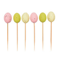 Egg Pick 5cm Assorted 12pk