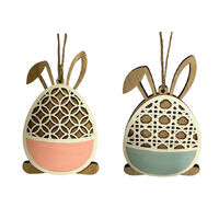 MDF Hanging Egg 13cm 1pc