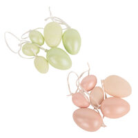 Decor Egg 6pk - Mint or Pink 