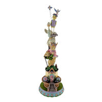 Lighted Stacked Easter 38cm