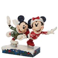 Minnie & Mickey Ice Skating 12.5cm