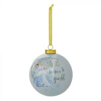 Cinderella Princess Christmas Bauble 9cm