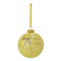 Belle Princess Christmas Bauble 9cm