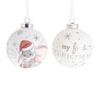 Dumbo 'My First Christmas' Bauble 8cm