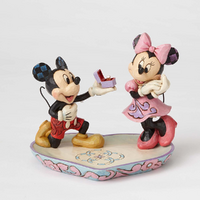 Mickey Proposes to Minnie 13cm