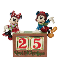Mickey and Minnie Countdown Calendar 19cm