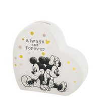 Mickey & Minnie Money Bank 15cm