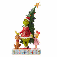 Grinch, Max and Cindy by Tree 28.5cm