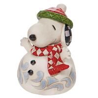 Mini Snoopy Snowman 9cm