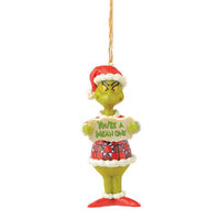 Grinch Mean One Hanging 12cm