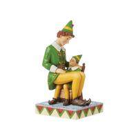 Buddy Elf Sitting On Papa Elf 17cm