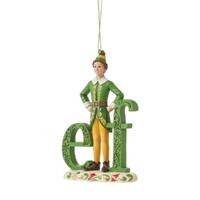 Buddy Elf Word Hanging 12cm