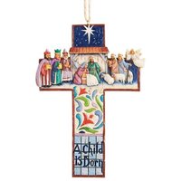 Nativity Scene Cross 12cm