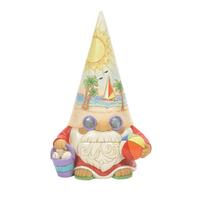 Gnome with Beach Scene 18cm