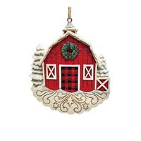 Country Living Red Barn 9cm