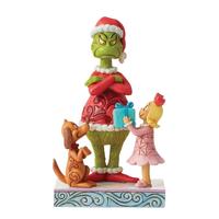Max and Cindy Giving Gift to Grinch 18cm