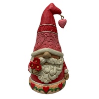 Gnome w. Heart Hat 13cm