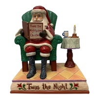 Santa Reading 18cm