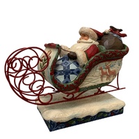 Santa's Sleigh Taking Off 18cm