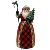 Santa w. Staff 22cm