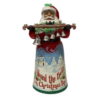 Santa w. Hanging Bells 24cm
