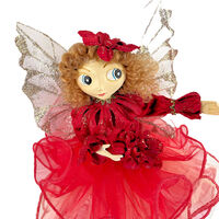 Lucinda Eldin Red/Gold Fairy 30cm