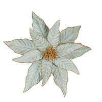 Lucinda Eldin Mint Poinsettia Clip 20cm