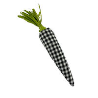 Easter Carrot Black Check 18cm