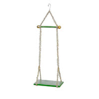 Single Elf Swing 46cm Green & Gold