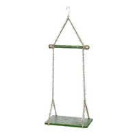 Double Elf Swing 56cm Green & Gold