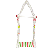 Double Elf Swing 56cm Candy & White