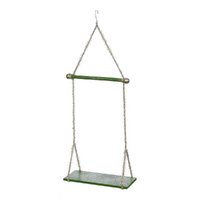 Double Elf Swing 62cm Green & Gold