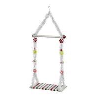Double Elf Swing 62cm Candy & White