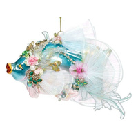 Jewel Blue Fish Hanging Ornament