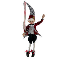 RAZ Christmas Time In The Village Girl Elf - 76cm