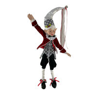 RAZ Christmas Time In The Village Boy Elf - 76cm