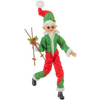 RAZ North Pole Friends Elf Skiing 40cm