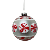 RAZ Peppermint Ball Candy Hanging 10cm