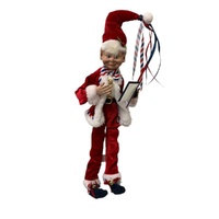 Posable Elf w. Passport 41cm