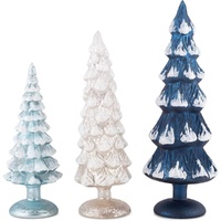 Glass Trees Set Of 3