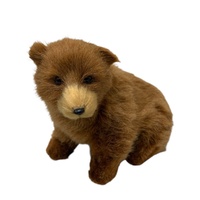 Brown Bear Sitting 20cm