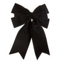 Black Velvet Bow 56cm