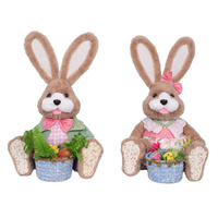 Boy Sitting Bunny 39cm