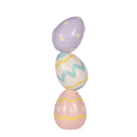 Balancing Egg Stack Pastel 49cm
